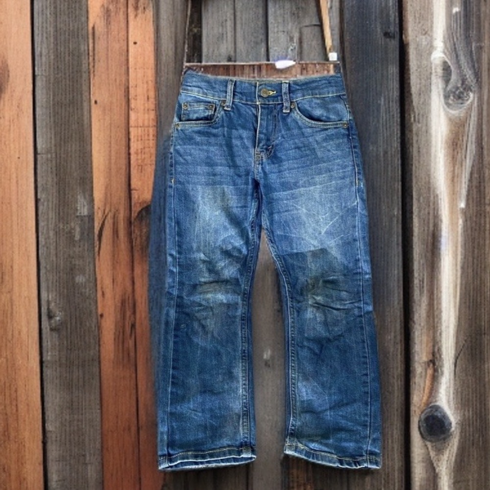 Levi 502 Denim Jeans - Classic Fit, Size 8 (W24 L22)